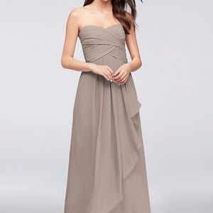 Brand New David’s Bridal Bridesmaid Dress Biscotti